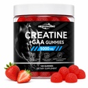 Creatine Monohydrate Gummies with GAA: Pre Workout Muscle Support Supplement for Men & Women - Fast-Absorbing, ATP Production, Post-Workout Recovery - 120 Count