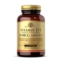 Solgar Vitamin D3 (Cholecalciferol) 10 MCG (400 IU), 100 Softgels - Helps Maintain Bones & Teeth - Immune System Support - Non-GMO, Gluten Free, Dairy Free - 100 Servings