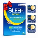 Sleep Patch, Deep Sleep Patches for Adults with Plant-Based & Vegan Support for Women & Men, All Natural Sleep Stickers, 60 Easy-to-Apply Patches
