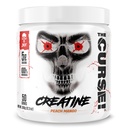 JNX SPORTS The Curse Micronized Creatine Monohydrate Peach Mango 350g | 5g creatine powder per serving. Flavored creatine for women & men. Pre & post workout support. 50 servings.