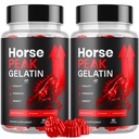 (2 Pack) Horse Peak Gelatin Gummies, Official Horse Peak Gummys with All Natural Ingredients, Advanced Formula Maximum Strength Supplement Natural Active Lifestyle Support Multivitamins (120 Gummies)