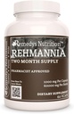 Remedy's Nutrition Rehmannia Root - 1000 mg, 60 Vegan Kapseln pflanzliche Nahrungsergänzung - 2 Monate Versorgung