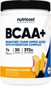 Nutricost BCAA + Hydration Powder (Peach Mango) 30 Servierungen - verzweigte Kette Aminosäuren mit Hydration Complex - Glutenfrei, Non-GMO