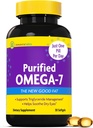 InnovixLabs gereinigt Omega 7 Supplement - 210 mg Omega-7 Palmitoleinsäure, Fischöl für Stoffwechsel & Triglycerid Unterstützung, essentielle Fettsäuren, IFOS genehmigt, 30 Softgels