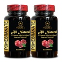 Pomegranate Capsules – Natural Diet Support – 120 Vegan Pills – Non-GMO – Gluten-Free – Plant-Based Formula – Polyphenol-Rich Nutrition