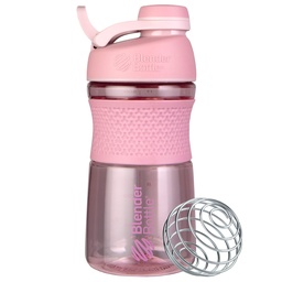 BlenderBottle SportMixer Shaker Bottle Perfekt für Protein Shakes und Pre Workout, 20-Ounce, Rose