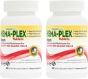 NaturesPlus Hema-Plex Iron - 60 Slow-Release Tabletten, Paket von 2 - Total Blood Health - 85 mg Chelat Iron - mit Vitamin C & Bioflavonoids - Non GMO, Vegetarisch & Gluten Free - 120 Gesamt Servierungen
