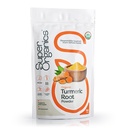 Super Organics Turmeric Powder – Organic, Vegan, Non-GMO, Gluten-Free – Ground Turmeric Root Powder, High in Curcumin (4%) for Joint Mobility & Overall Wellness – 6 oz