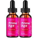 Prime Age Drops, Official PrimeAge Liquid Supplement Beauty Skin Drops for Radiance, Youthful & Healthy Glow - Maximum Strength, All Natural Ingredients Prime Age Beauty Formula Reviews (2 Pack)