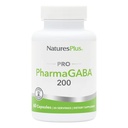 NaturesPlus PRO PharmaGABA - 60 Capsules - Promotes Calm, Relaxation & Focus - Non-GMO, Vegetarian, Gluten Free - 30 Servings