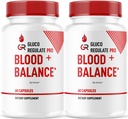 (2 Pack) Gluco Regulate Capsules - Official GlucoRegulate Pills Advanced Premium Formula Support Maximum Strength, All Natural Ingredients for Overall Health & Wellness, 120 Capsules for 2 Months