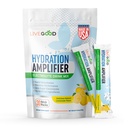 LIVEGOOD Hydration Amplifier Lemonade, Electrolyte Powder with Minerals for Hydration, Energy, Mental Focus and Muscle Support, Oral Rehydration Therapy Drink Mix for Daily Performance (Stick Packs)