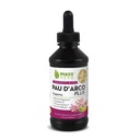 Maxx Herb PAU D' Arco Plus Liquid Extract (4 Oz Bottle with Dropper) Therapeutic Blend: PAU D Arco, Dandelion & Red Clover - Natural Immune System Support Herbal Supplement (1 Bottle)