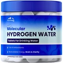 PHM Hydrogen Water Tablets for Drinking Water - H2 Molecular Tabs | Magnesium Pills, Electrolytes Hydration Supplement to Support Healthy Aging & Energy Boost | 90 Tablets, 3 Months Supply