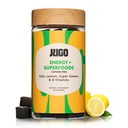 JUGO Energy + SUPERFOODS | Vitamin B12 Gummi mit Kale & Super Greens | 40 Count Caffeine-Free Energy Gummies | Plant-Based, Gelatin-Free, Non-GMO, Made in USA
