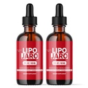Valdivia (2 Pack) LipoJaro Drops, Official All Natural Ingredients, Advanced Health and Wellness Vitamin Supplements Formula Maximum Strength Active Lifestyle Multivitamin - 2 Bottles for 2 Months