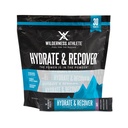 Wilderness Athlete - Hydrate & Recover | Liquid Hydration Packets Electrolyte Drink Mix - Recover Faster with Bcaas - 30 Single Serving Hydrate Packets (Grape)