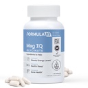 FIQ - Mag IQ Glycinate - Magnesium Bisglycinat Chelate TRAACS - Hohe Absorption Magnesium Glycinate Supplement - Sleep, Daily Energy, & Bone Wellness - 60 Kapseln