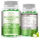 Liposomal 3000mg Magnesium Malate Gummies Supplement,Complex Creatine Monohydrate,Folate, Active B12 & D3, L-Theanine & CoQ10, for Stress Relief,Methylation, Energy, Muscle & Calm