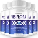 VisiFlora Capsules, Official VisiFlora Health Supplement Pills - Maximum Strength, All Natural Visual Wellness & Crystal Clear View, Premium Visi Flora Advanced Eye Support Reviews (5 Pack)
