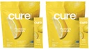 Cure Hydration - Electrolyte Drink Powder Lemonade 28 Packets | Plant-Based Dehydration Relief Mix Made with Coconut Water, No Added Sugar, Vegan, Non-GMO, Gluten Free, FSA-HSA Eligible