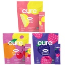 Cure Hydration - Kids Electrolyte Drink Mix Bundle | Plant-Based Pediatrician Formulated Rehydration | FSA-HSA, Non-GMO | 14 Pack Each - Mixed Berry, Pink Lemonade, Fruit Punch