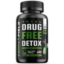 CANNA FIELD Detox und Leber reinigen - USA Made - 5 Tage natürliche Toxine entfernen - Best Pills to Pass Test - Premium Detox Supplement - 30 Kapseln