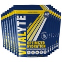 Vitalyte Electrolyte Powder Drink Mix, Isotonic Electrolyte Hydration Mix, Bulk Case Pack (12 Pack, Lemon)