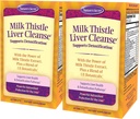 Nature's Secret Milk Thistle Liver Cleanse - Unterstützt gesunde Leberfunktion & Entgiftung -18 Botanische Mischung Turmeric, Dandelion, Beet, & Artichoke - Natural Powerful Antioxidant (Pack von 2)