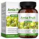 Amla Fruit Supplement 1000mg - 90 Vegan Capsules - 20x Ultra-Concentrated Amla Extract Powder - High Potency Vitamin C & Polyphenols for Cellular Antioxidant Support, Glowing Skin & Digestive Wellness