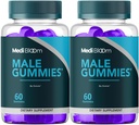 (2 Pack) Medibloom Male Gummies - Official Medibloom Gummys With Natural Ingredients, Advanced Premium Vitamins Support Maximum Strength Formula for Wellness & Overall Health, 120 Gummies for 2 Months