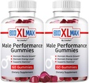 (2 Pack) Bio XL Max Gummies - Official Bio XL Max Natural Support Maximum Energy Advanced Formula Gummys, BioXLMax Premium Advanced Formula for Overall Health & Wellness, 120 Gummies for 2 Months