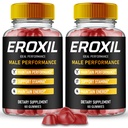 Eroxil Gummies, Official Eroxil Supplement Gummies for Men - Maximum Strength Performance, All Natural Support Overall Health & Wellness, Premium Ero Xil Advanced Support Gummy Reviews (2 Pack)