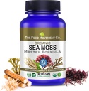 THE FOOD MOVEMENT CO. Sea Moss Master Formel mit Burdock Root & Bladderwrack für Gut Gesundheit | Organic Vegan Ergänzung für Frauen & Männer | Irish Sea Moss Blend für Optimal Well-Being (60)