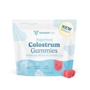 WONDERCOW Colostrum Gummies for Gut Health, Immune Support & Wellness | Natural IgG Whole Bovine Colostrum Supplement, 1,000mg per Serving (15 Gummies (5 Servings), Strawberry Cream)