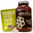 OmniBiotics Liver Cleanse Detox & Repair Supplement – Milchdistel, Dandelion Root, Alpha Lipoic Acid, Artichoke Extract, Schisandra, Silymarin – 60 Vegan Kapseln
