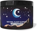 Natural Sleep Aid Gummies | Melatonin Free Supplement - Sleep+ Gummies for Adults - Promote Deep Restful Sleep Naturally Relaxing (60count)