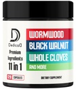 DEDICAD Wormwood Supplement - 120 Capsules Extracted from Black Walnut, Cloves, Turmeric, Apple, Berberine HCl & More - 11 Ingredients Combined for Immune System - 2-Month Supply