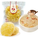 SXETBEAN Dried White Snow Fungus, 1.7oz/50g Tremella Fuciformis Mushroom, Chinese Silver Ear Mushrooms for Desserts, Make Soup and Porridge, 银耳
