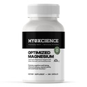 MYOXCIENCE Optimized Magnesium Glycinate + Magnesium Taurate (as ATAmag®) for High Brain Bioavailability to Support Stress Relief and Sleep | 80 Servings