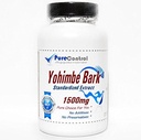 Yohimbe Bark Standardisierte Extrakt 1500mg // 200 Kapseln // Pure // von PureControl Supplements