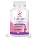 Estrogen Balance Supplement for Women with 200mg DIM, Soy Isoflavones, Dong Quai & Chaste Berry Extract, 90 Capsules - Gluten Free, Non-GMO, Hormone Support for Women 40+