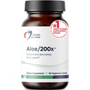Designs für Gesundheit Aloe / 200x - 200mg Aloe Vera Extrakt - Hochkonzentrierte Aloe Blatt Ergänzung für GI-Unterstützung - Nicht-GVO, Vegetarische Pillen (60 Kapseln)