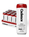 Cadence Electrolyte Drink - Crisp Cola Flavor, 355ml x 12 | Science-Backed Hydration | Zero Sugar, Zero Caffeine| Sodium, Potassium & Magnesium for Performance & Recovery