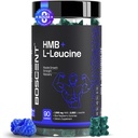 HMB and L-Leucine Gummies – 3000mg Muscle Support for Strength & Recovery | HMB Supplements for Men | Lean Muscle Growth Supplement | Vegan, Sugar Free | Blue Raspberry Flavor | 30 Servings