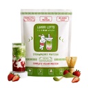 Lunar Lifts Vegan Strawberry Matcha Latte Protein Powder, 15 Servings | Vegan protein powder blends fruity strawberry and matcha latte flavors for a convenient high-protein shake.