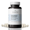 Living Well by Dr. Michelle Digest Assist Supplement | Advanced Digestive Enzymes, Formulated with Betaine HCl, For Protein Digestion, Improved Nutrient Absorption