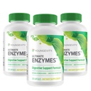 Youngevity Ultimate Enzymes Digestive Support with Betaine HCl, 3-Pack | Betaine HCl, pancreatin, bromelain, ox bile, digestive enzymes, nutrient absorption, breaks down carbs, proteins and fats
