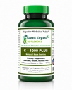 Vitamin C-1000 Mg Plus, 90 VCaps, High Absorbable, Non-GMO, Gluten-Free, Organic Diet Supplement, Made from Fresh Berries (Pack of 1)