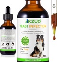 Natürliche Hefe Infektion Behandlung für Hunde - Effektive Hunde Ohr Infektion Behandlung & Allergie Relief, Reduziert Entzündung, lindert Juckreiz, kämpft Infektionen, verbessert Mantel & Haut